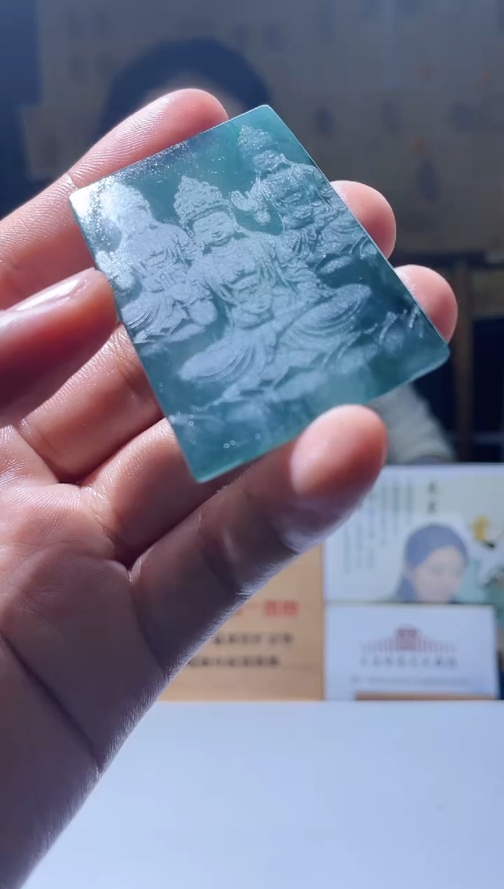 【闪购商品】定制翡翠未镶嵌26-毛货挂件需要抛光