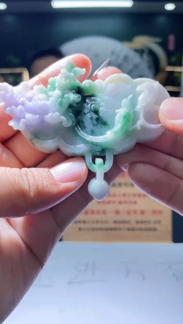 【闪购商品】定制翡翠未镶嵌40-毛货挂件需要抛光