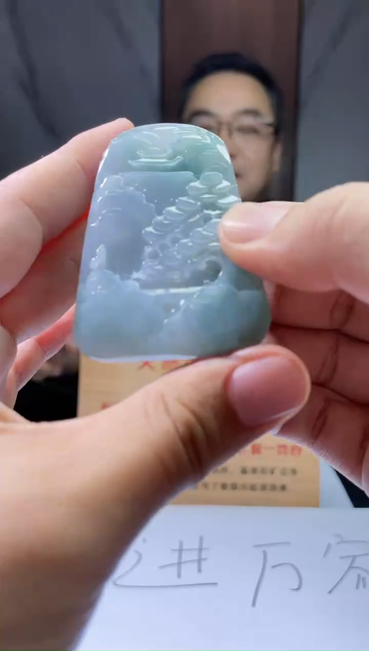 【闪购商品】定制翡翠未镶嵌13-毛货挂件需要抛光