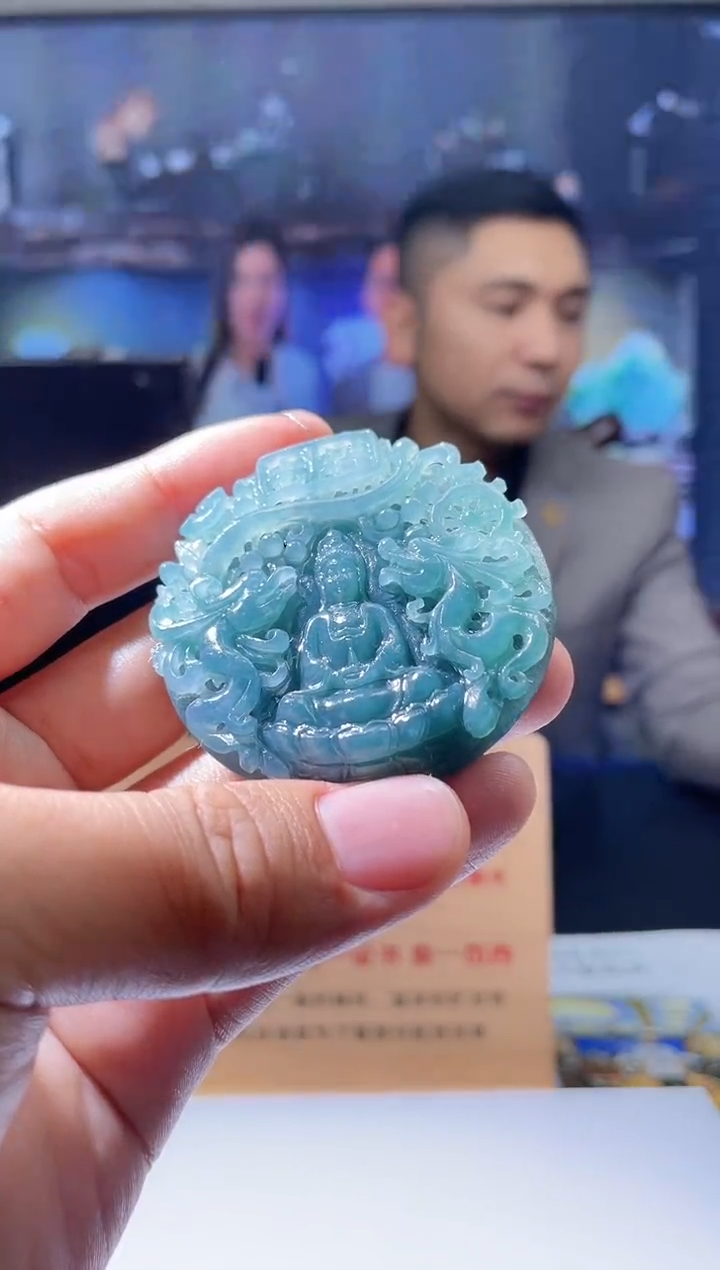 【闪购商品】定制翡翠未镶嵌48-毛货挂件需要抛光