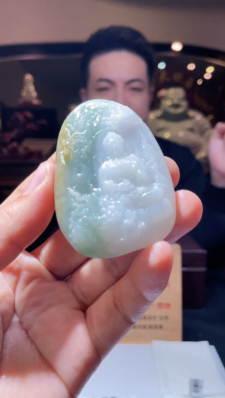 【闪购商品】定制翡翠未镶嵌3-毛货挂件需要抛光