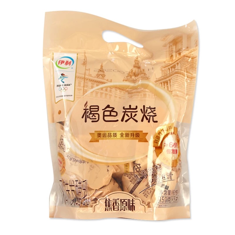【特价】伊利褐色炭烧酸奶150g*5袋（临期2-7天) 4119