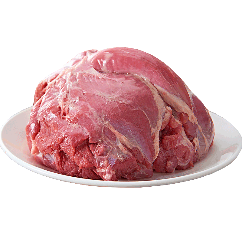 新鲜去骨羊腿肉（约500g）偏瘦