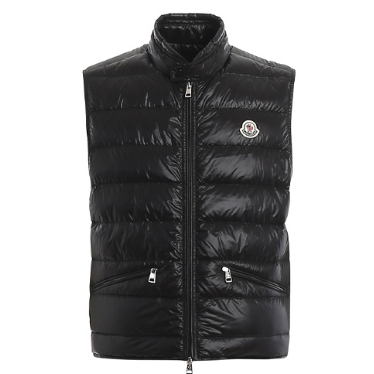 全新未使用 MONCLER 蒙口Moncler经典亮面防水薄款羽绒马甲