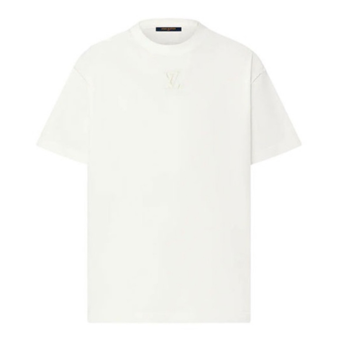 未使用 LouisVuitton/路易威登 LV纯白色logo标识圆领短袖T恤