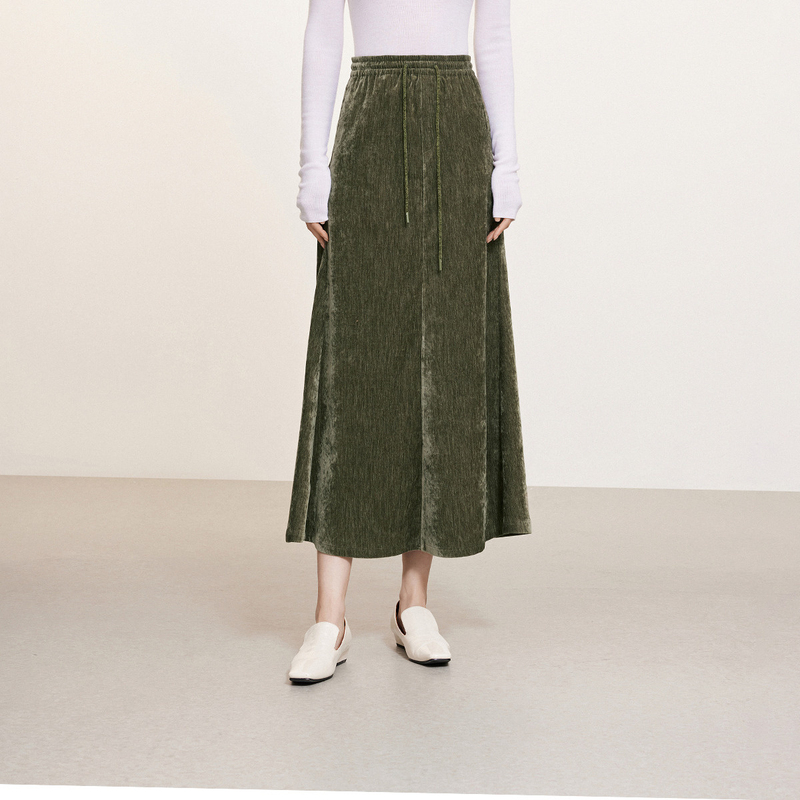 Naivee/纳薇搭搭【达人】24冬新款双面钻石丝绒鱼尾裙女249270790