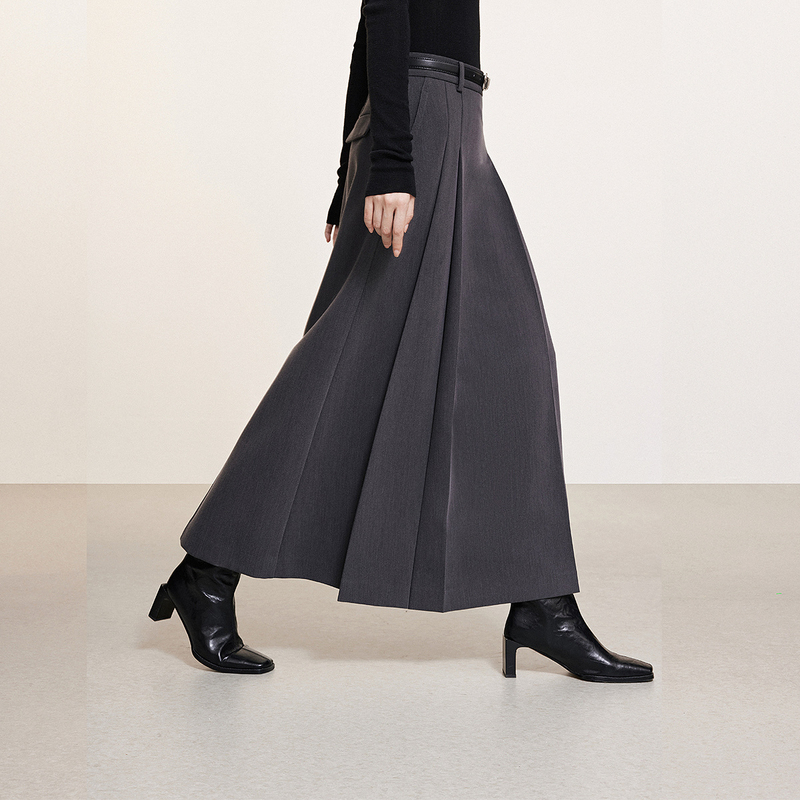 Naivee/纳薇【CC专属】冬格雷系抗菌款半裙女249270582