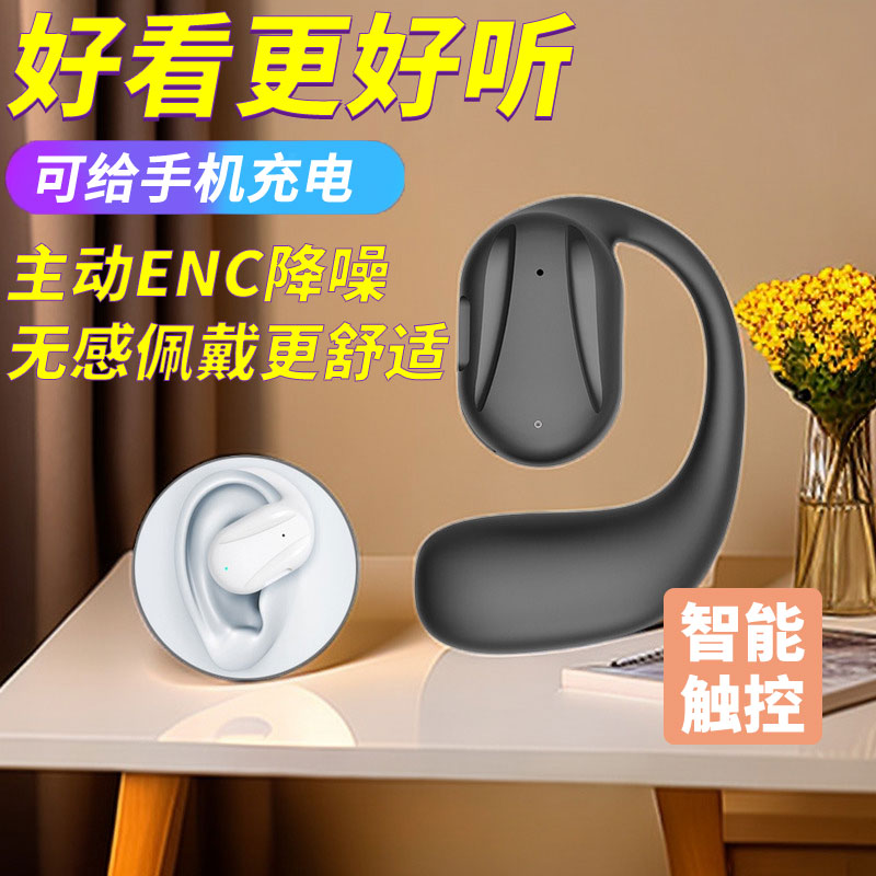 运动蓝牙耳机无线高音质单挂耳式超长待机适用于苹果OPPO华为vivo