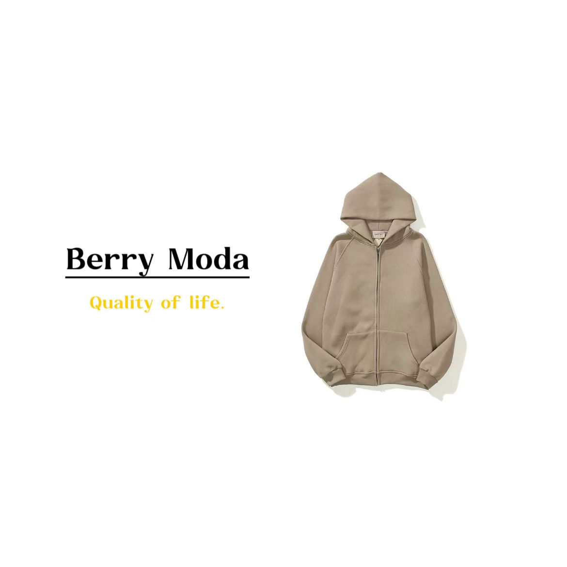 早秋户外休闲时尚轻奢风气质连帽印花防风风衣外套