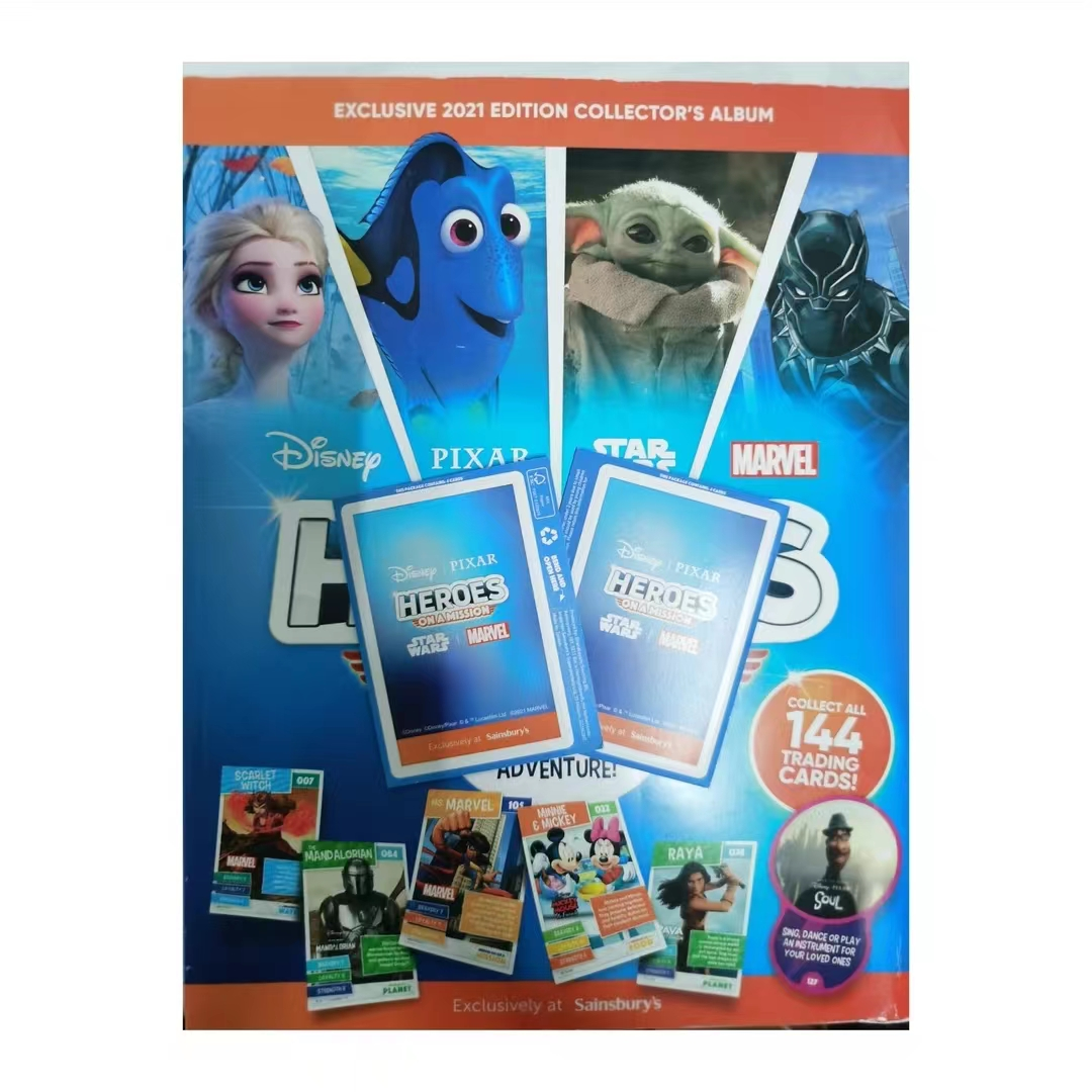 21年Sainsbury's皮克斯漫威星战撕撕乐动画收藏卡牌