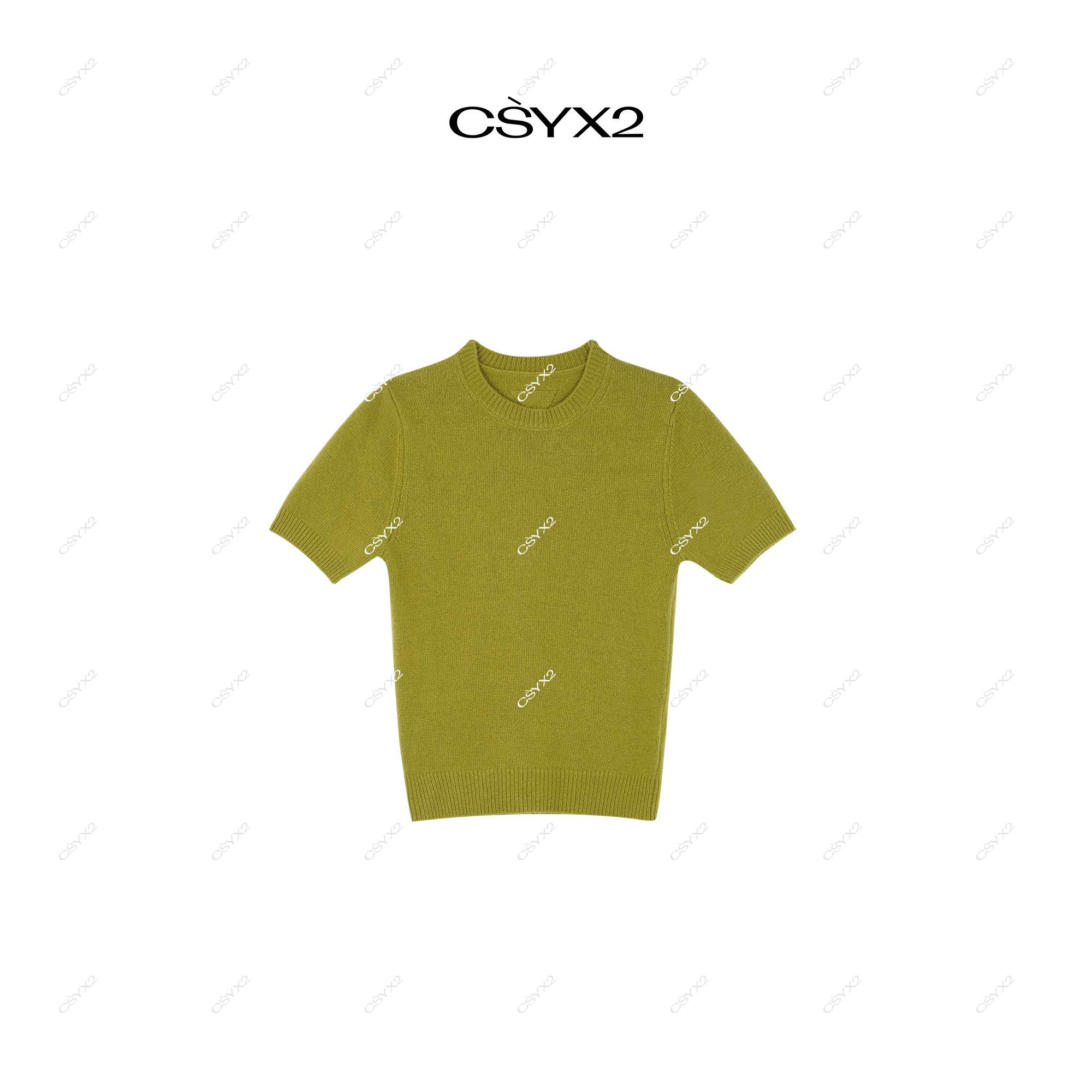 CsyX2-2024秋冬绵羊毛螺纹领口三色百搭上衣SC-0365