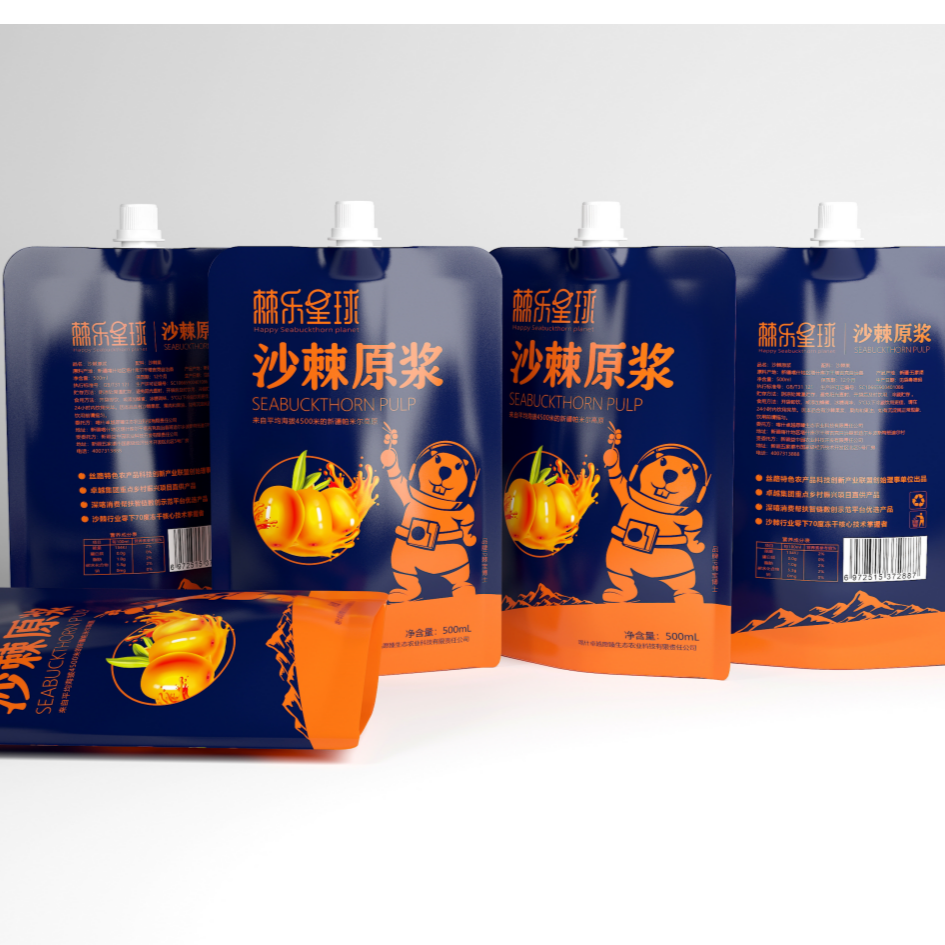 帕米尔高原沙棘原浆不提油稀有500ml/袋