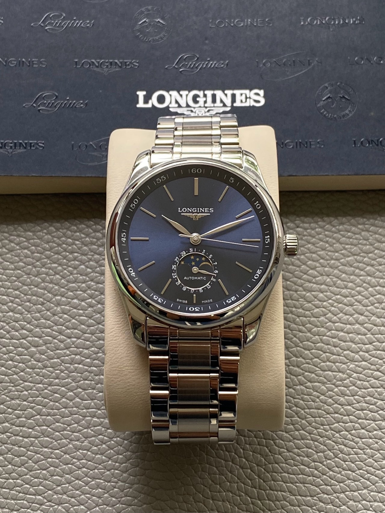 95新 Longines/浪琴 浪琴名匠40MM全套2021