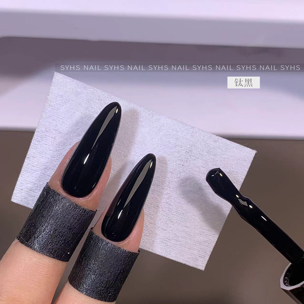  SYHS美甲光疗指甲油胶钛黑钛白甲油胶美甲店专用画花拉线彩绘