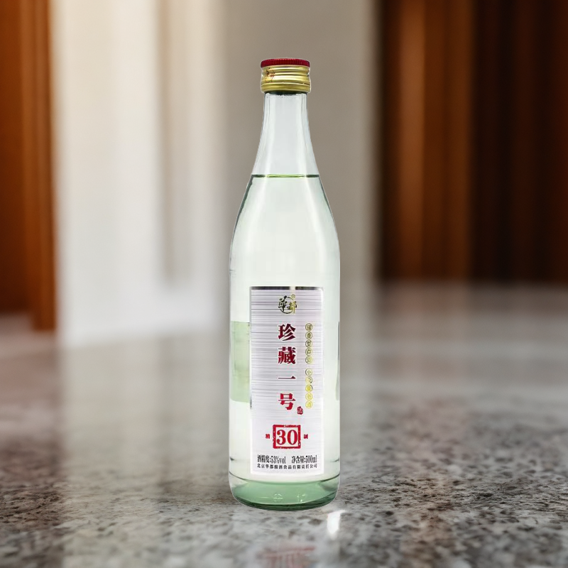 华都珍藏一号（2018年灌装） 精制30 酱香型白酒 光瓶53度500ml