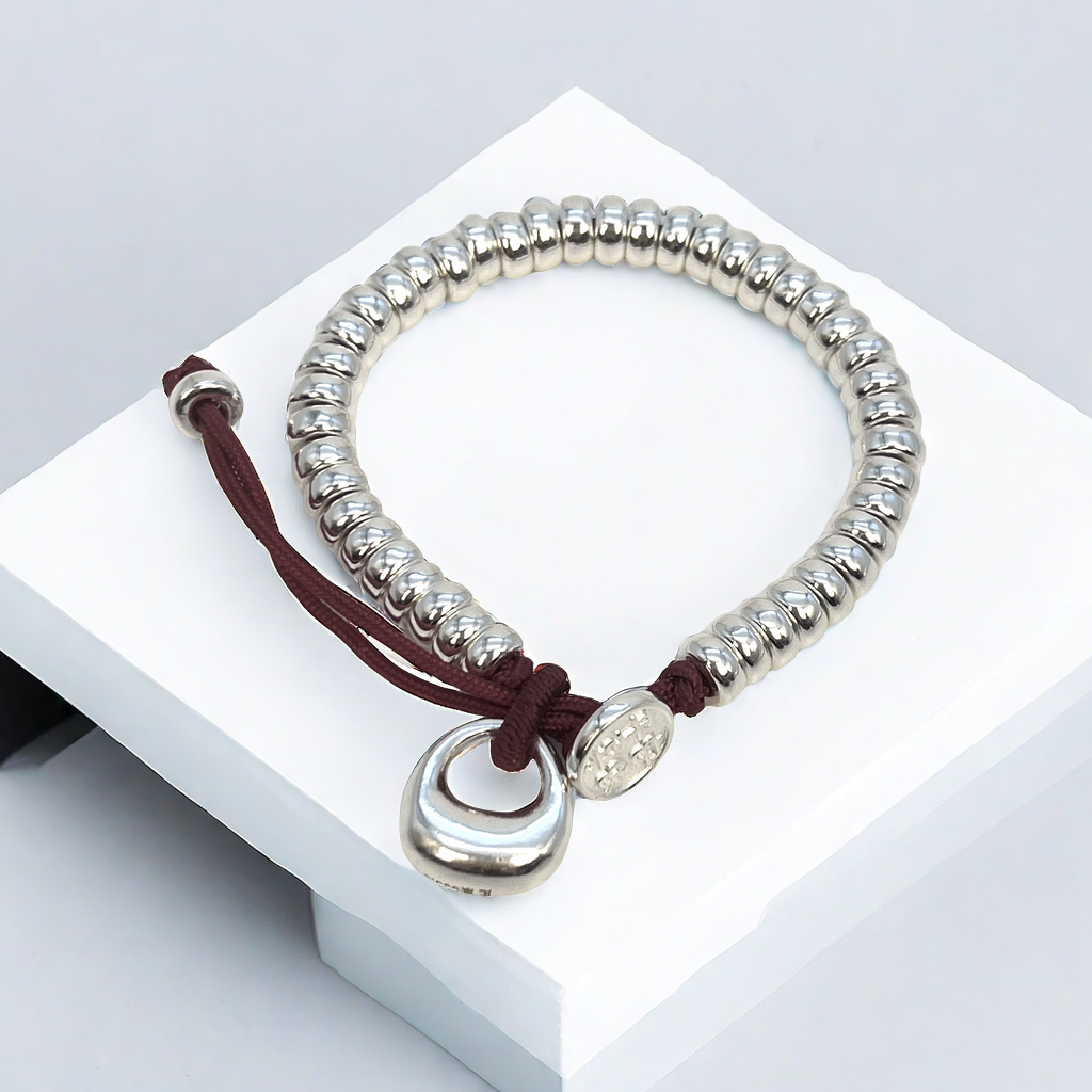 足银手链 红盘缠手链 经典碎银几两男女士款碎银子1