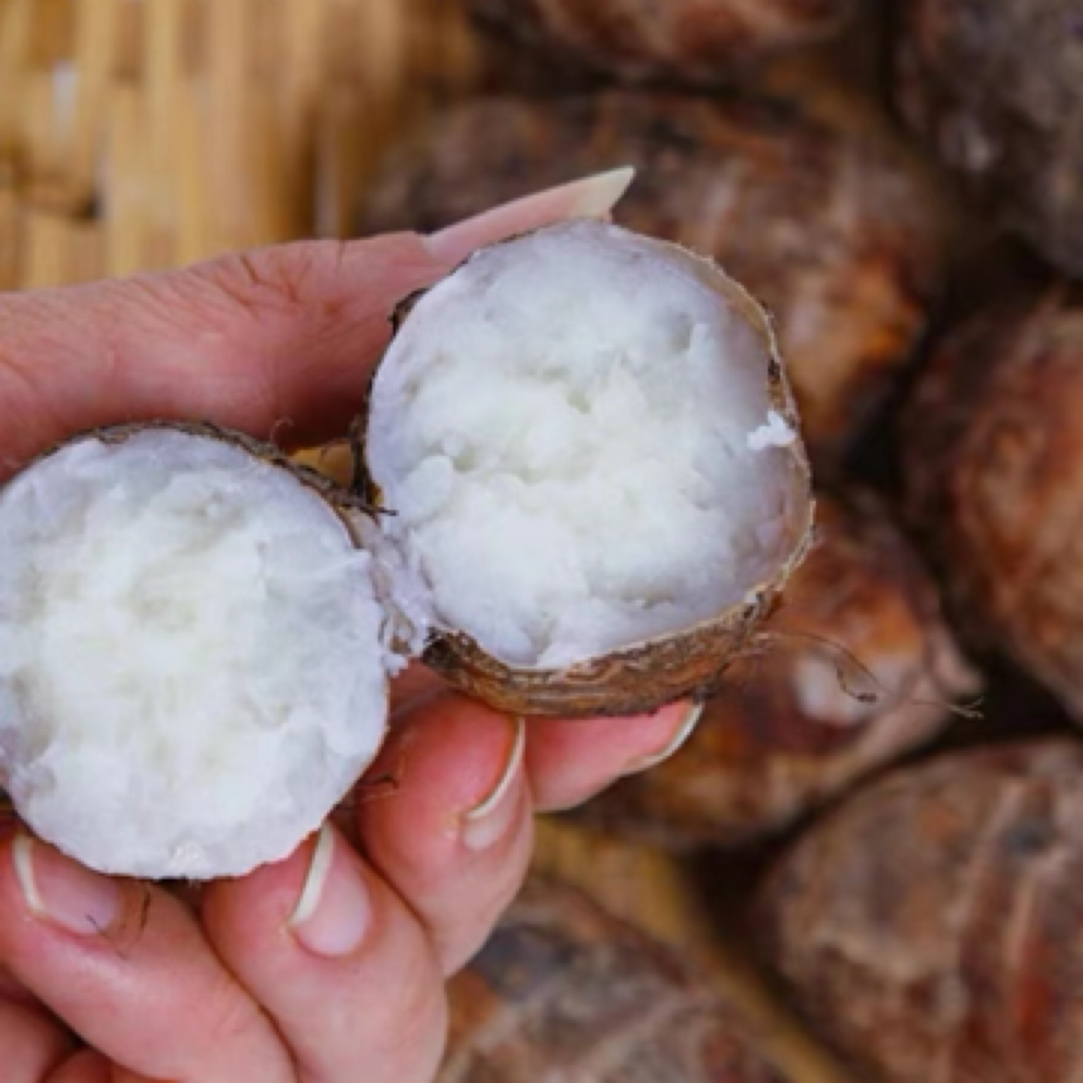 苏北农家芋头粉糯红芽泰州香荷芋软糯板栗般粉糯香甜新鲜牛奶顺丰