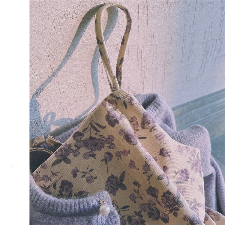 2023秋冬新款灯芯绒复古内搭吊带裙长裙温柔气质法式小碎花裙子