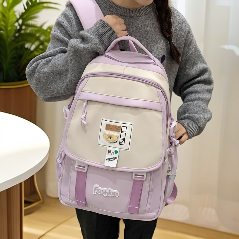 书包女生初中生韩版小清新双肩包小学生四五六年级大容量减负背包