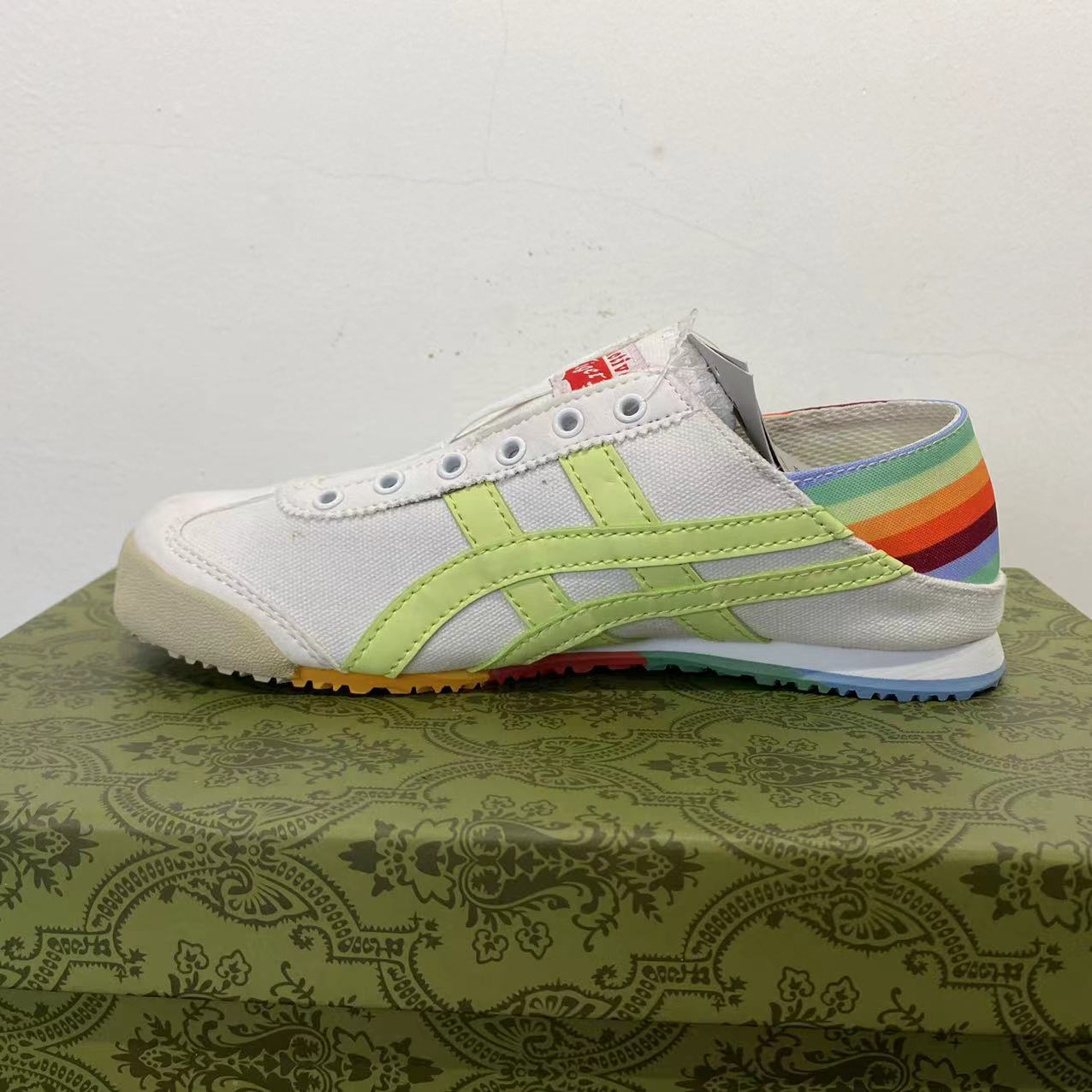 李家鞋铺夏季新品男女款井字阿甘鞋布面一脚蹬（莆田自主品牌）