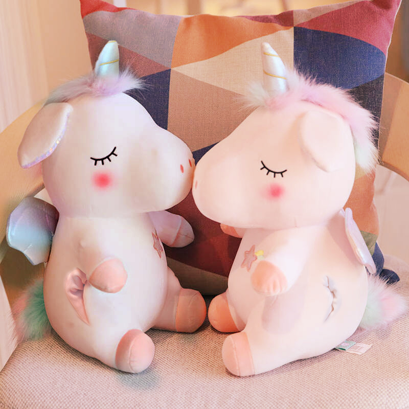 超大抱抱独角兽公仔睡觉抱枕毛绒玩具可爱布娃娃玩偶