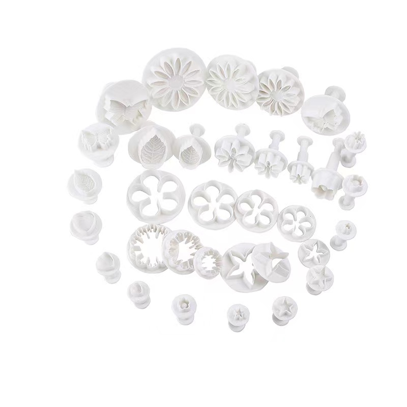 10款33件套翻糖蛋糕模具 卡通馒头饼干印花装饰工具