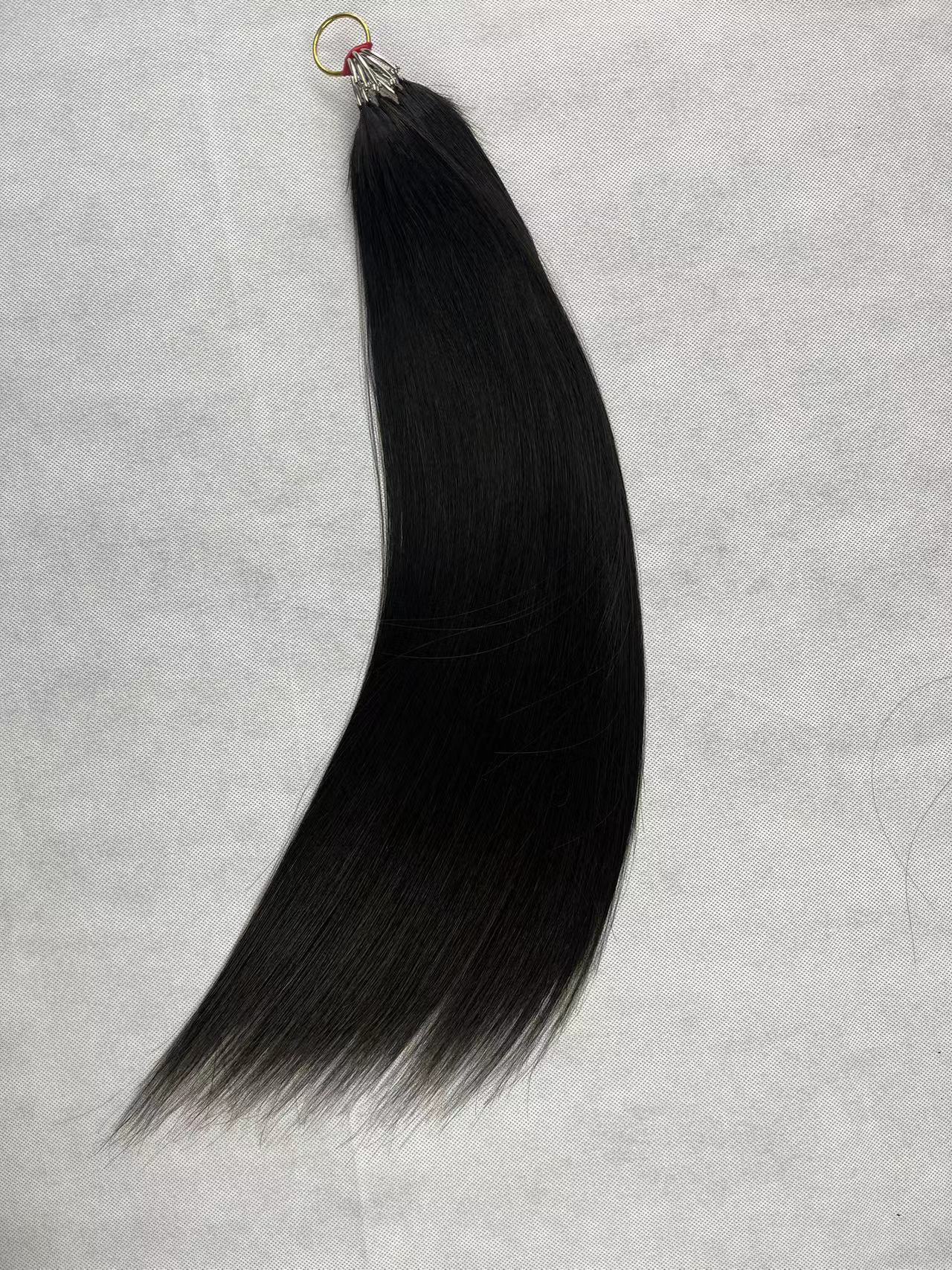 二代云南发纯手工编织羽毛接发接口自然隐形支持理发店批发