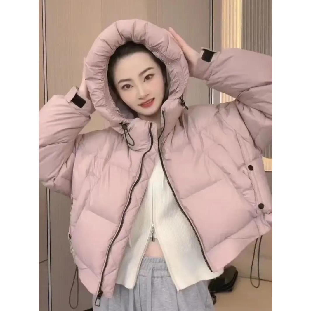 波司澄23新款羽绒服休闲连帽羽绒服女2023冬季新款韩版简约百搭短