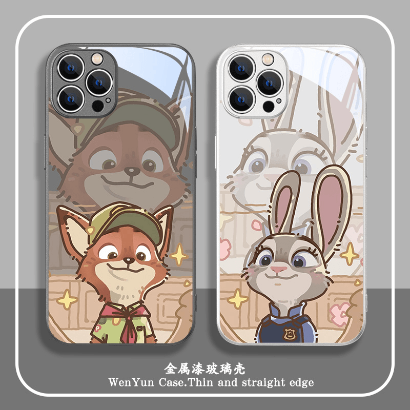 朱迪尼克适用苹果华为小米vivooppo新款动漫可爱情侣高颜值手机壳