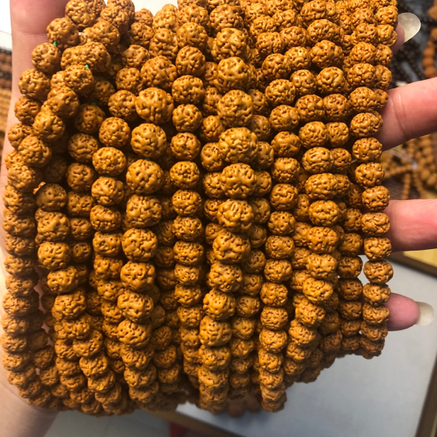零瓣小金刚0.9脖挂108金刚菩提手串印尼小金刚菩提子无瓣线爆肉