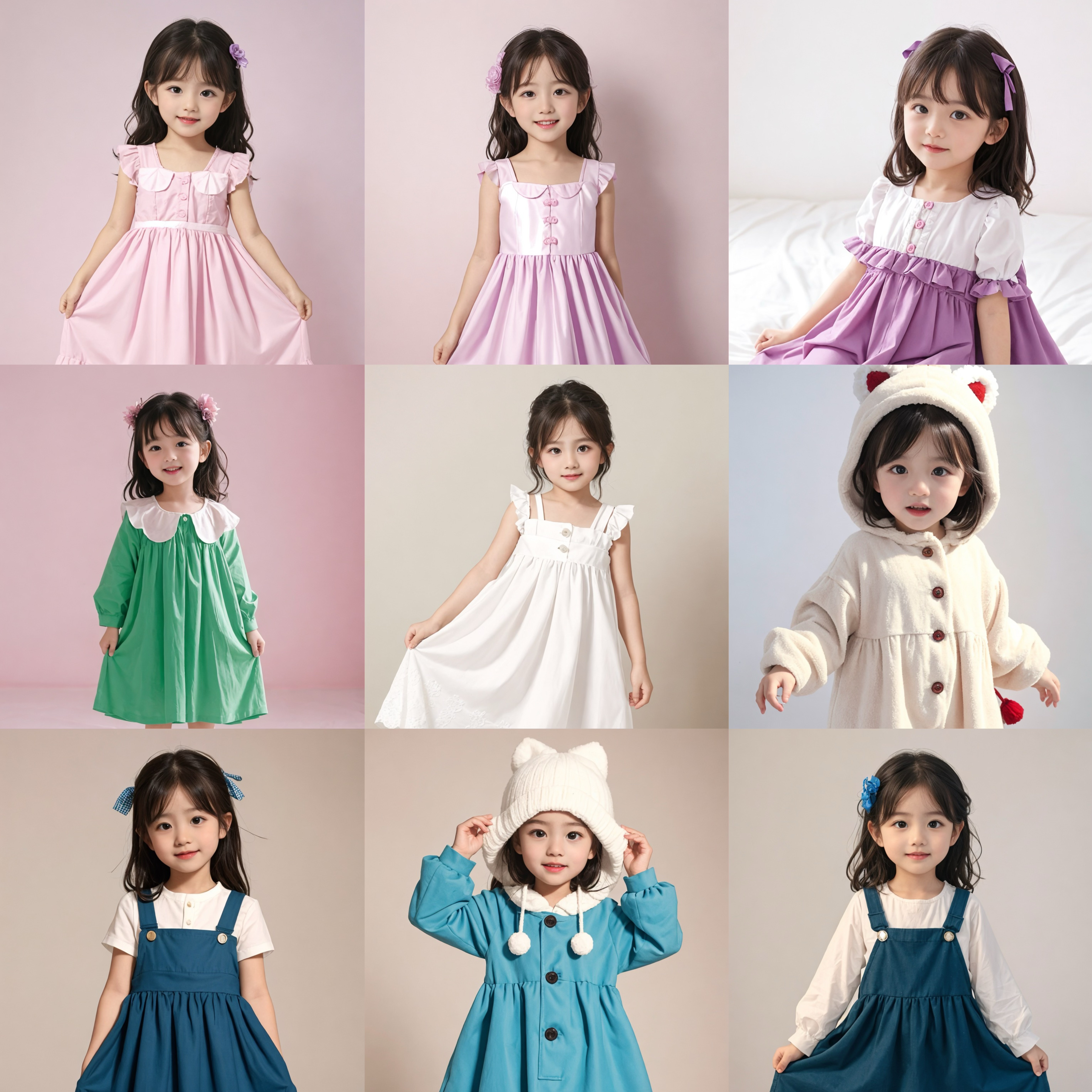 【吴姐臻选】儿童时尚活泼漂亮阳光百搭简约春夏秋冬透气男女孩童装