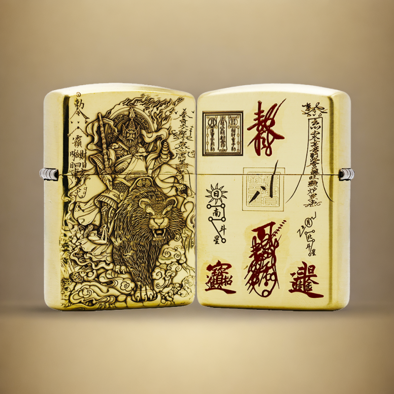 ZIPPO/之宝赵公明盔甲正品煤油打火机 KF-FD