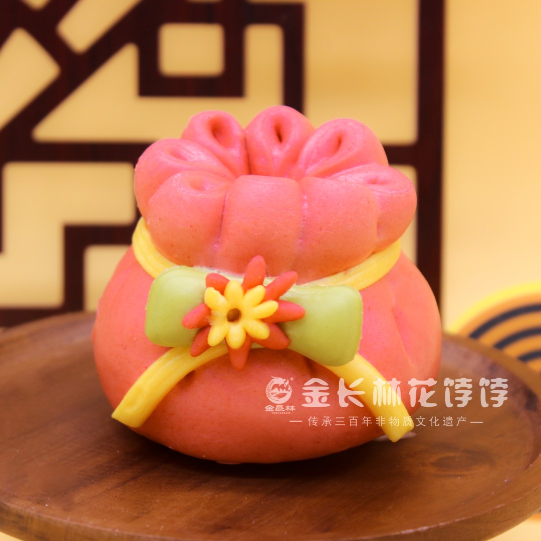 【送礼佳品】金长林花饽饽福袋10个装伴手礼