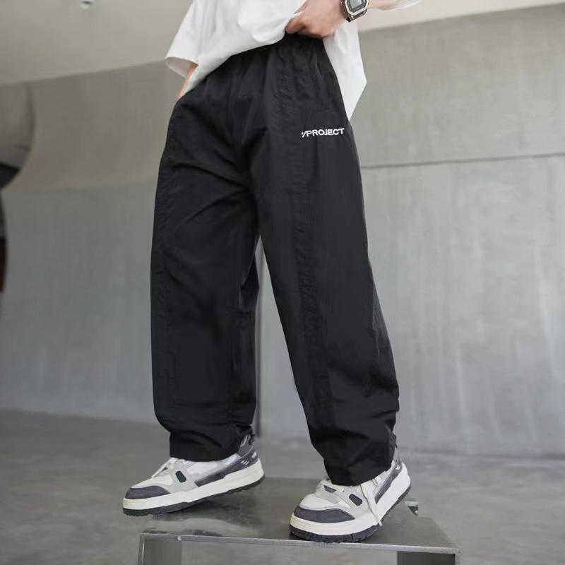 407047《黑色》小涵家玲姐优选韩版儿童男女款休闲舒适百搭休闲裤