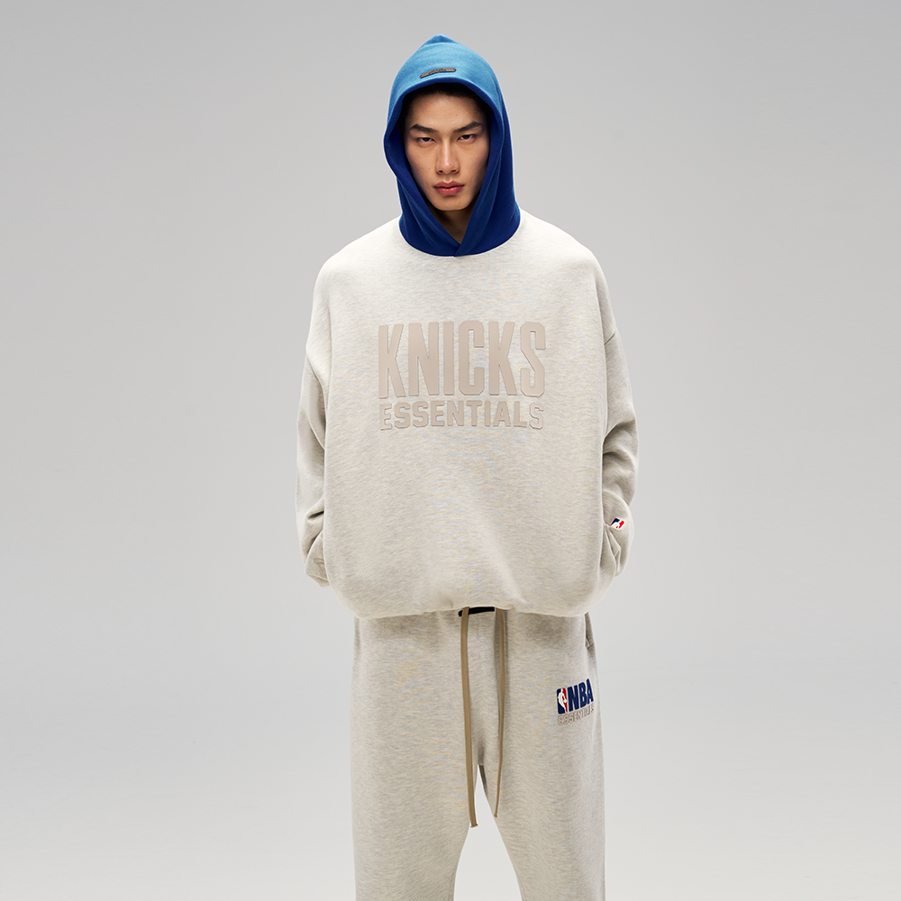 ESSENTIALS FEAR OF GOD 2024 NBA-KNICKS联名连帽卫衣