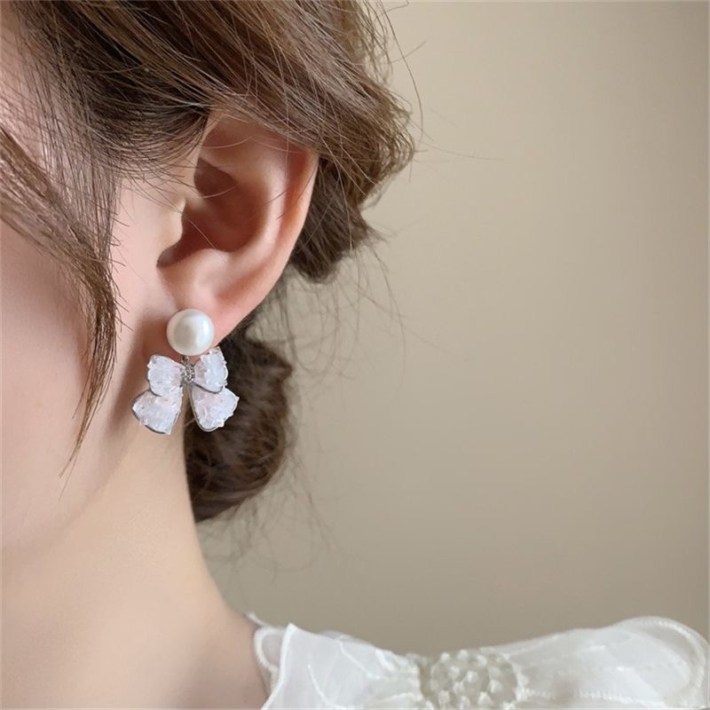 铜合金耳饰 【翩翩起舞】显白百搭蝴蝶结