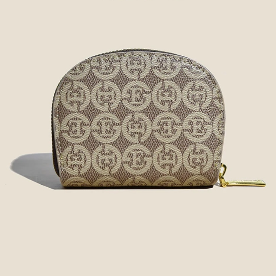 2024新款迷你卡包高档多卡位名片夹小巧零钱包X卡其色