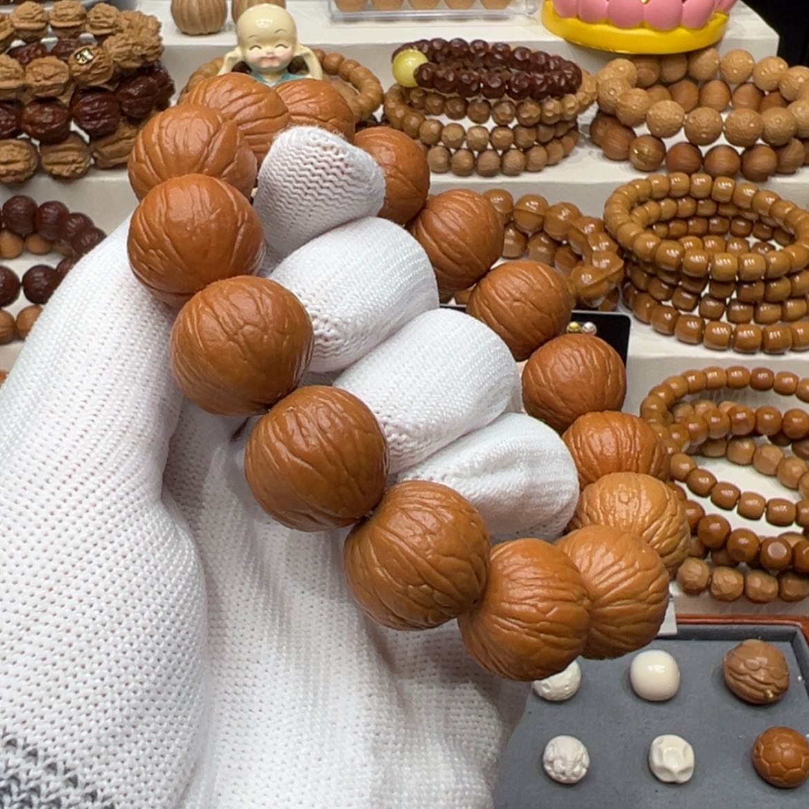 【闪购商品】猴头核桃手串福利聚宝盆