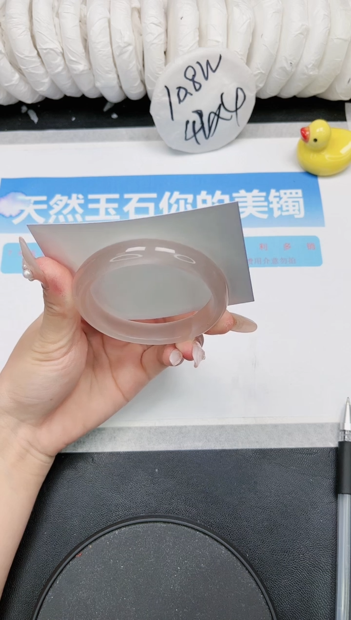 【闪购商品】石英质玉手镯未镶嵌S308-56.9