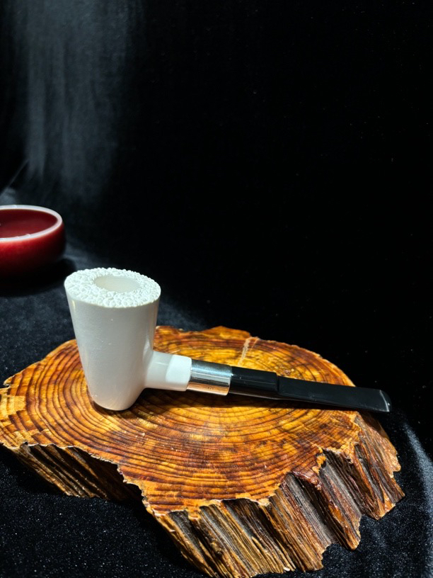 H.Roben海泡石斗 单银圈纯素海盐口锤子斗