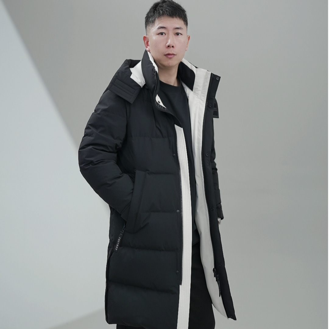 V/雅鹿【好羽绒】雅鹿2024新款时尚加厚连帽保暖外套-YTG07Z10240