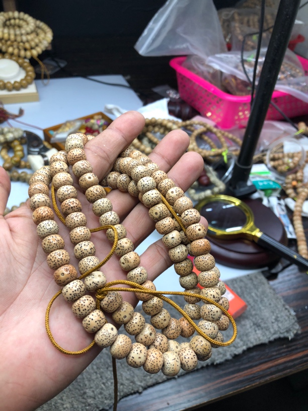 17年份老脱脂星月菩提8*10