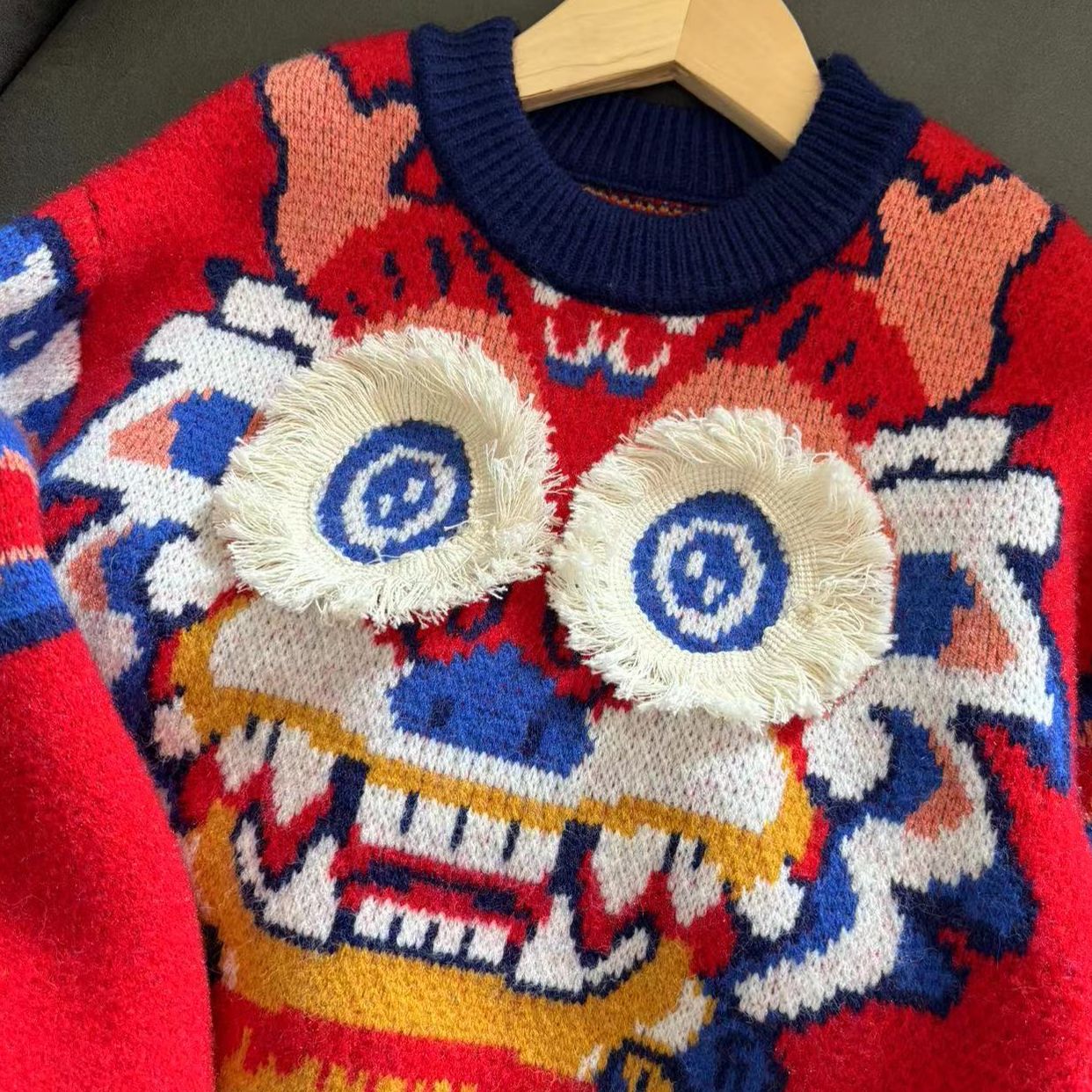 男童2024冬季新款加厚保暖毛衣 DK23007 