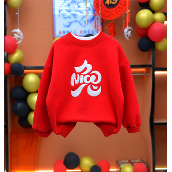 2024冬季新款加绒加厚卫衣-QK374