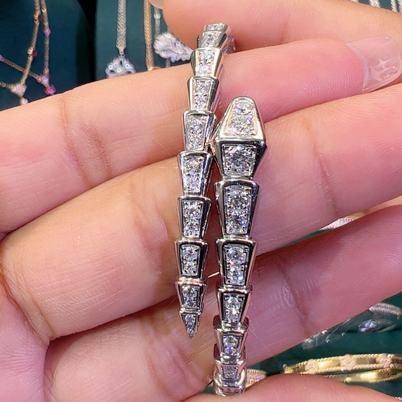 【闪购商品】钻石手镯银S925镶嵌