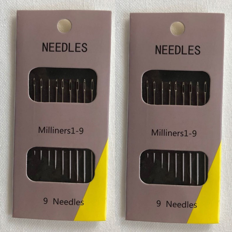 指间鲁绣手缝刺绣针9枚针/包绣花针2包