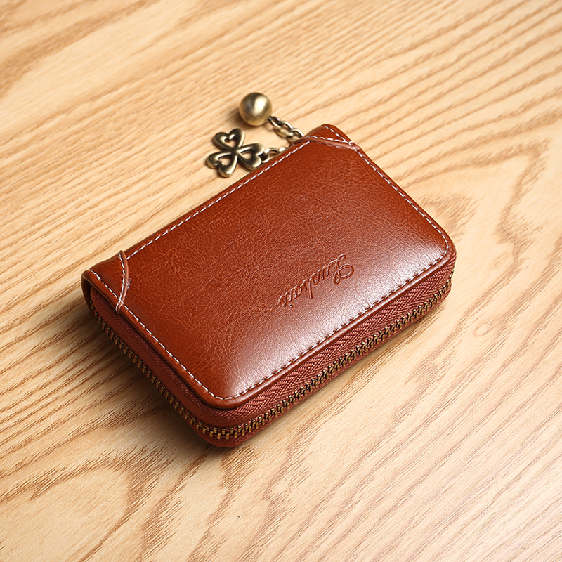 卡包女士复古多功能防盗刷信用卡包时尚证件夹零钱包女个性证件包