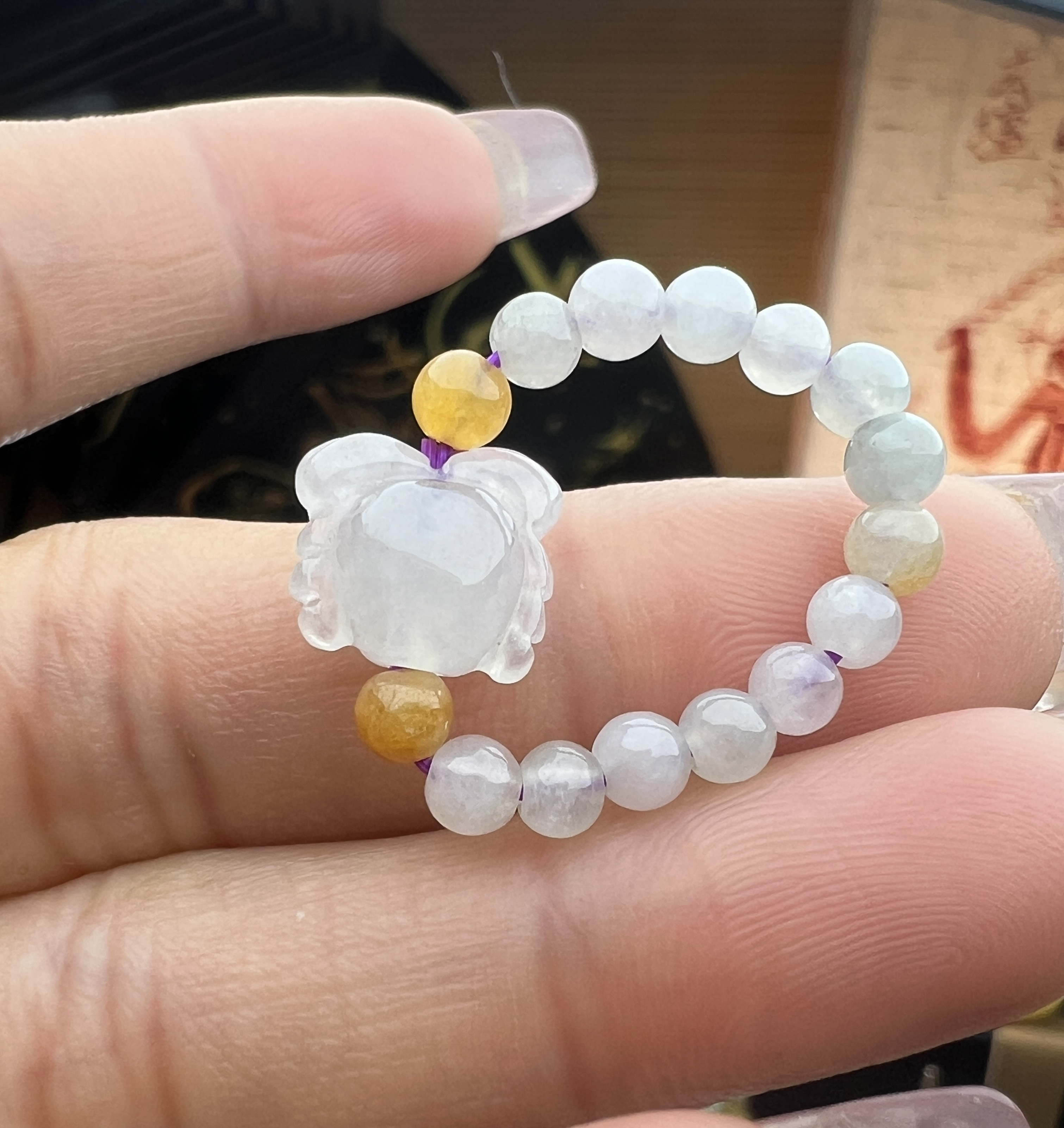 慎拍翡翠特色螃蟹戒排漏价不退换