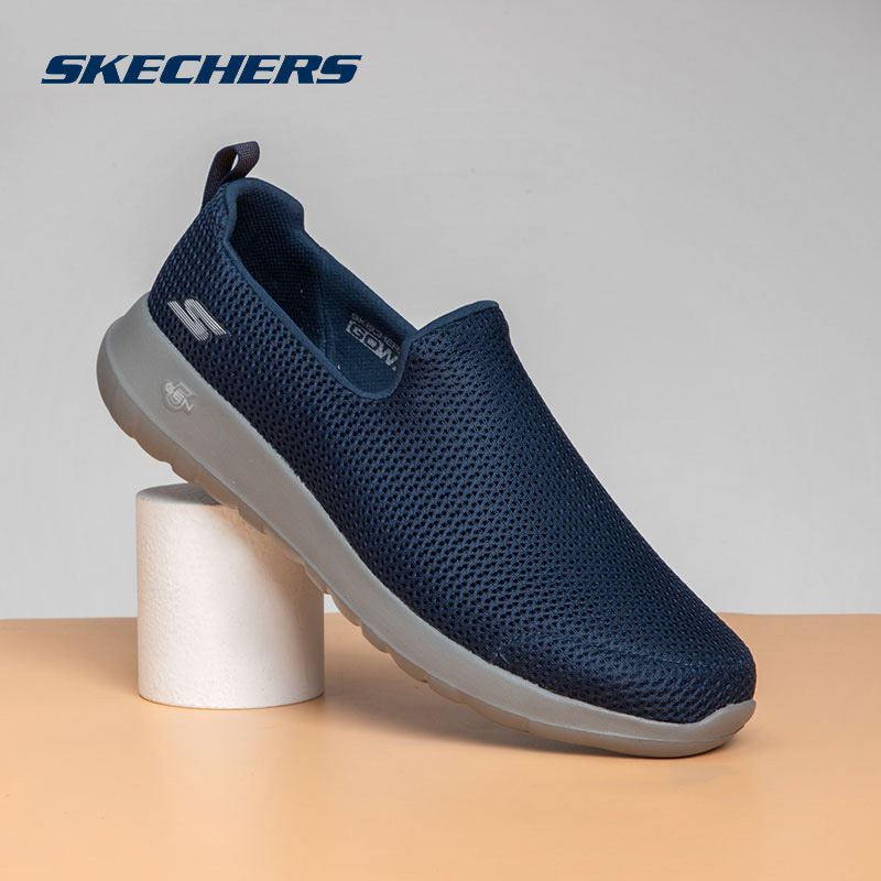 skechers斯凯奇男鞋秋流光风运动鞋一脚穿软底舒适健步鞋轻便跑鞋