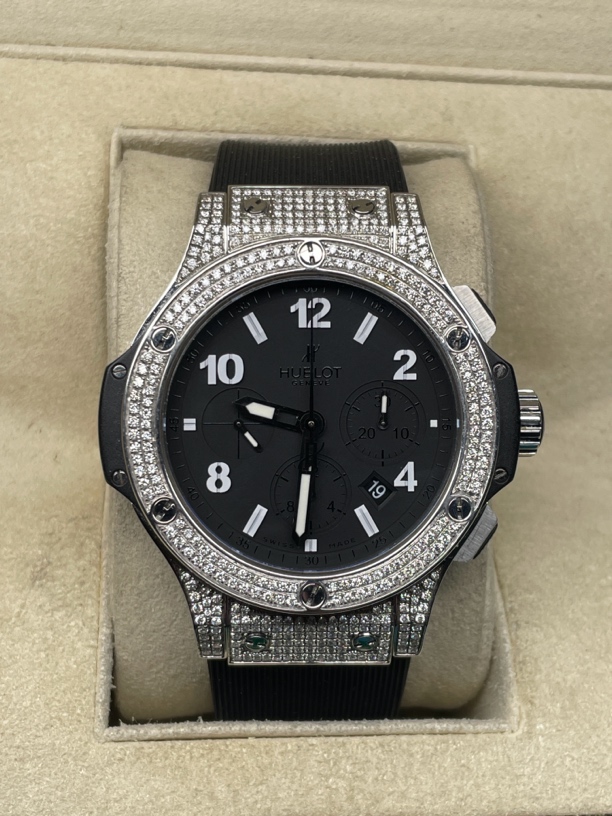 95新 宇舶 301.sm.1110.rx.dia10/44mm/原表后钻/原圈白钻/双圈